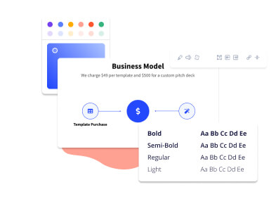 How to design a nice pitch deck slide