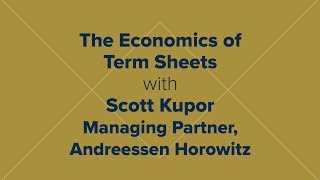 The Economics of Term Sheets