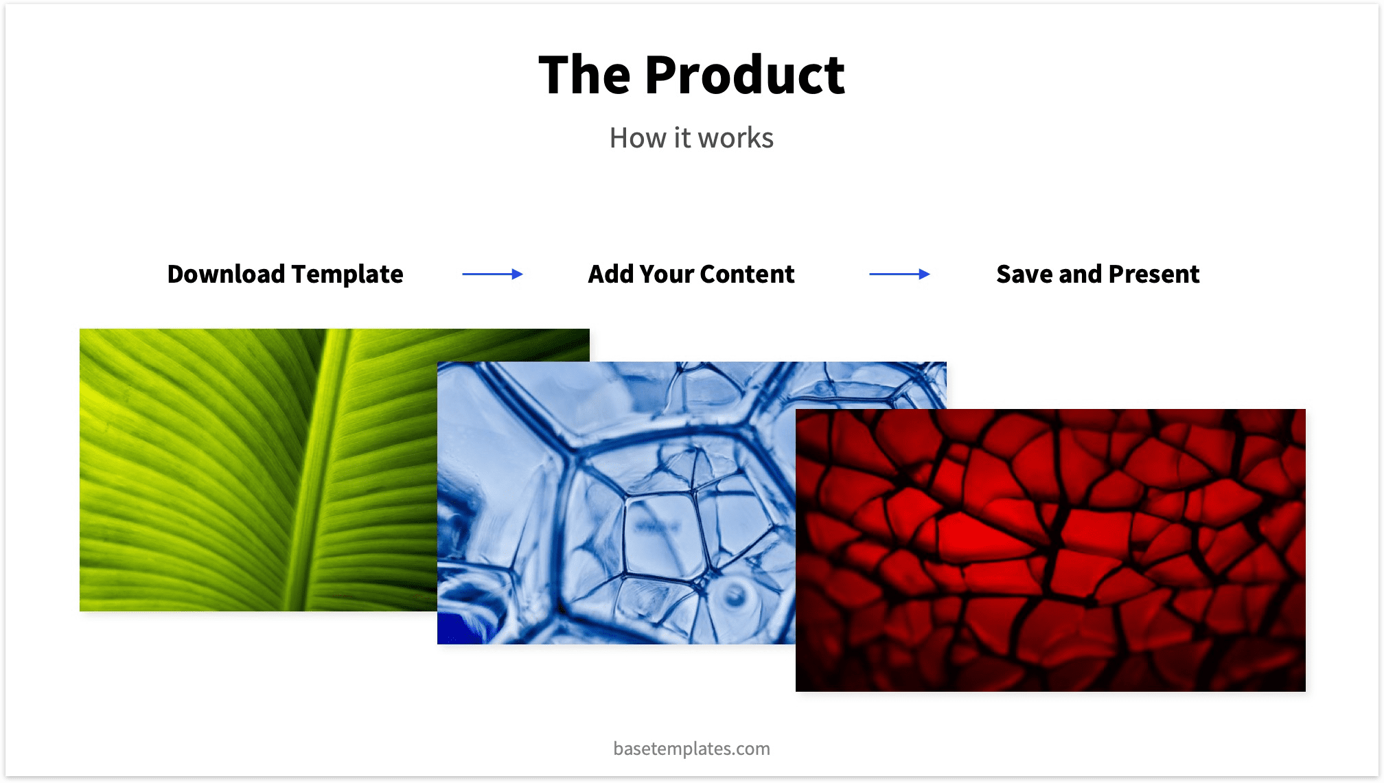 Pitch Deck Example Product Slide