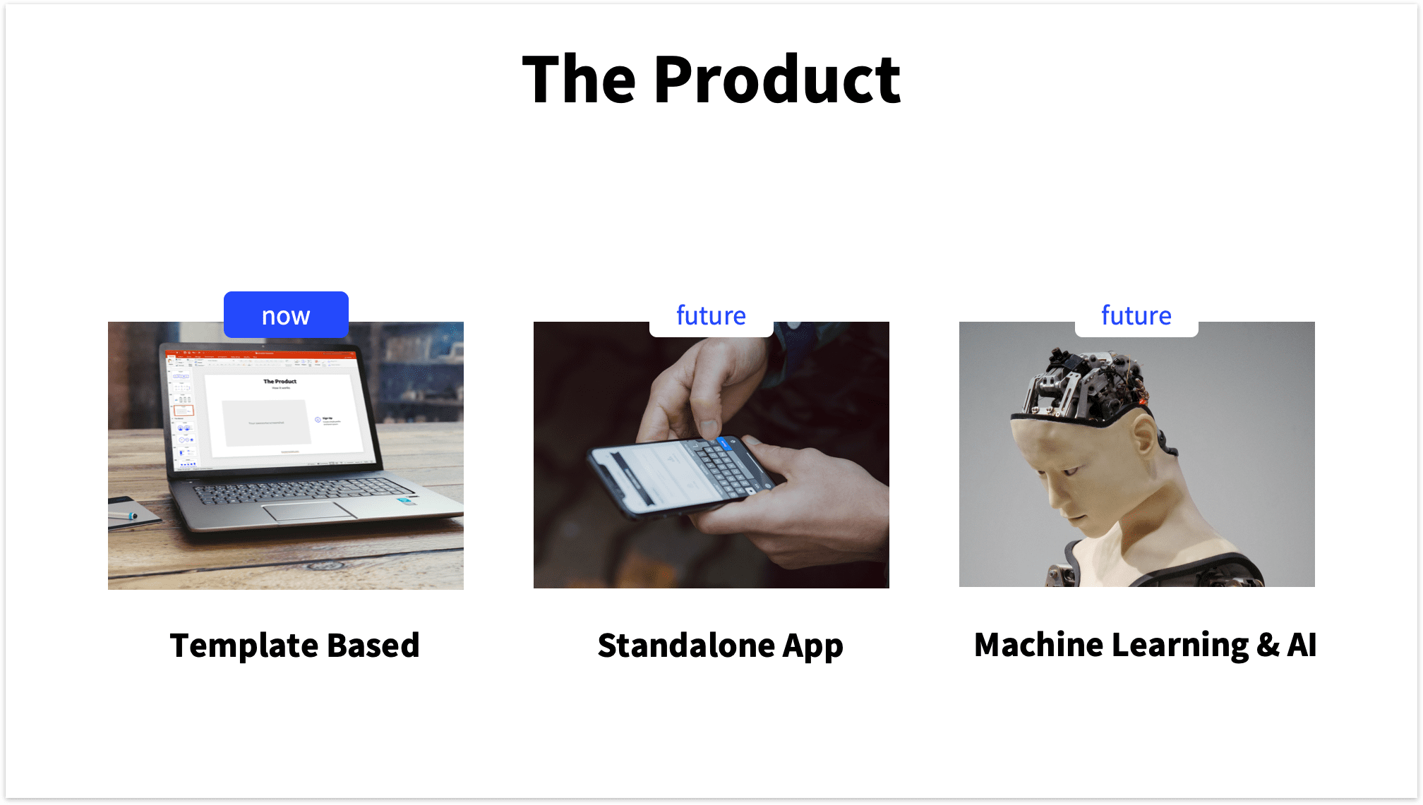 Pitch Deck Product Slide 3 Pictures