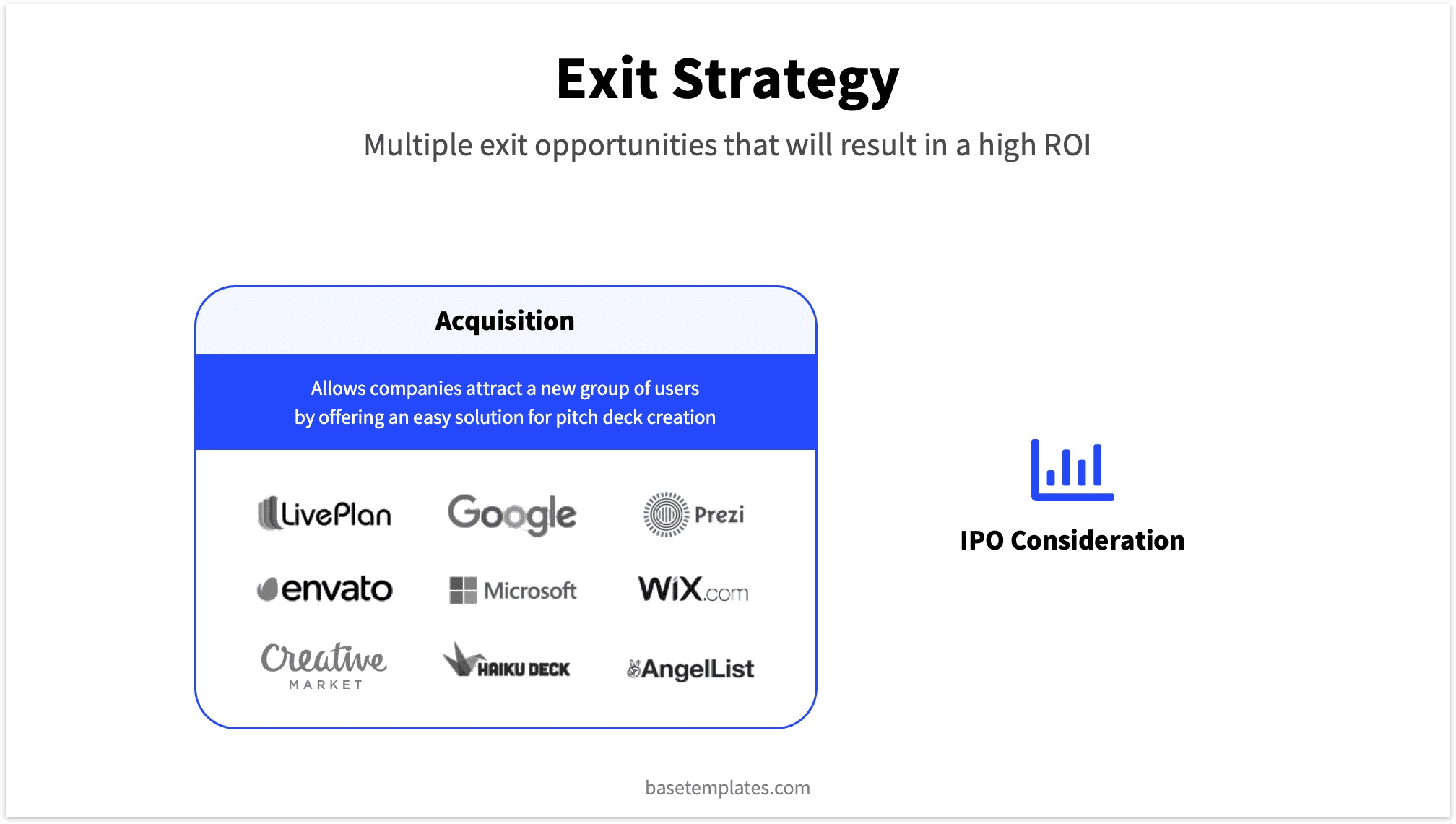 Aquisition Slide Pitch Deck Template