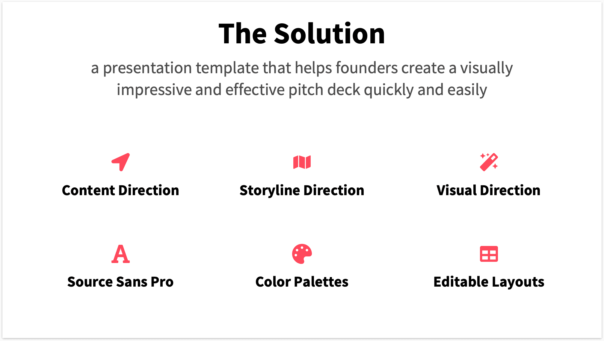 Red Pitch Deck Template