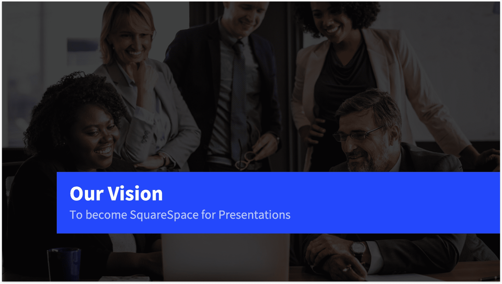 Vision Slide Pitch Deck Template