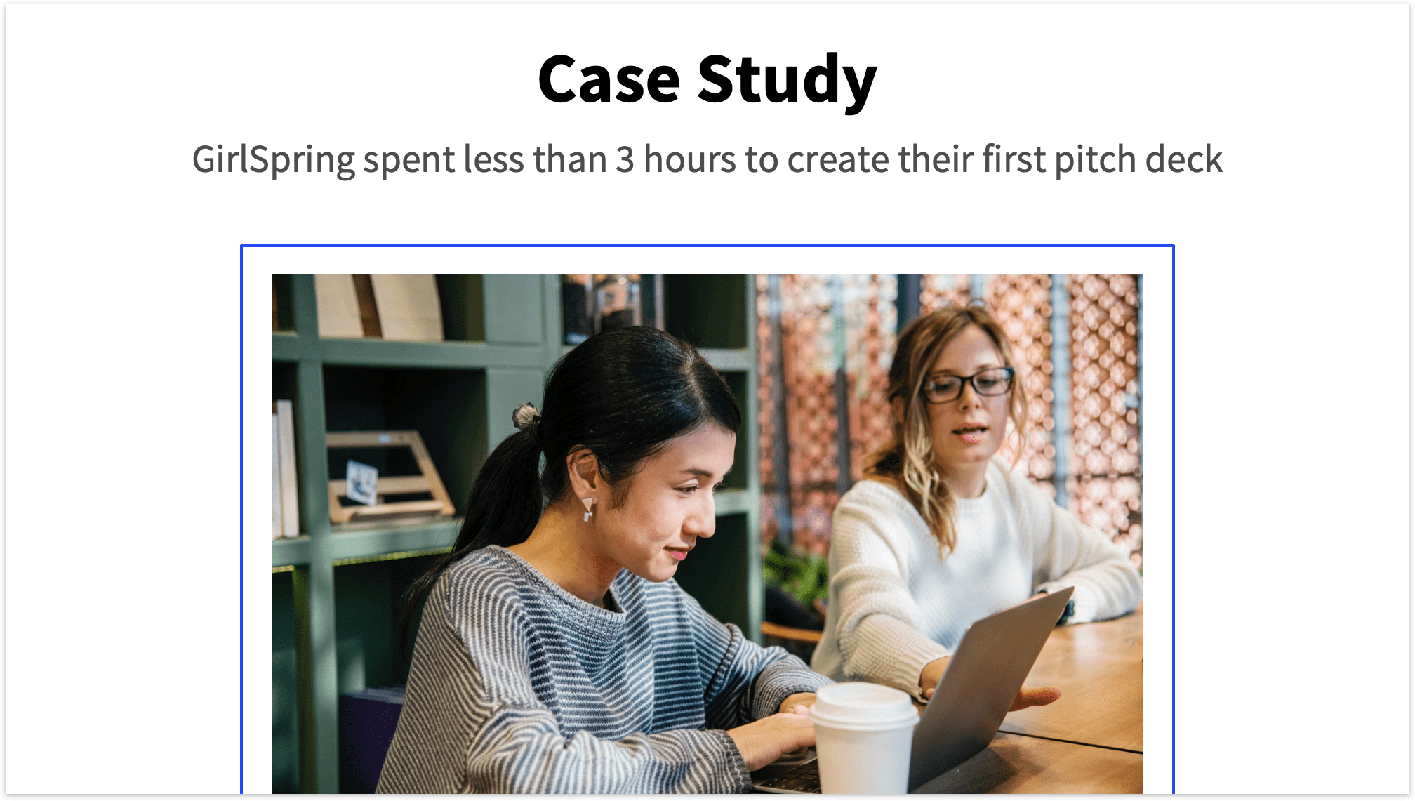 Case Study Slide Pitch Deck Template