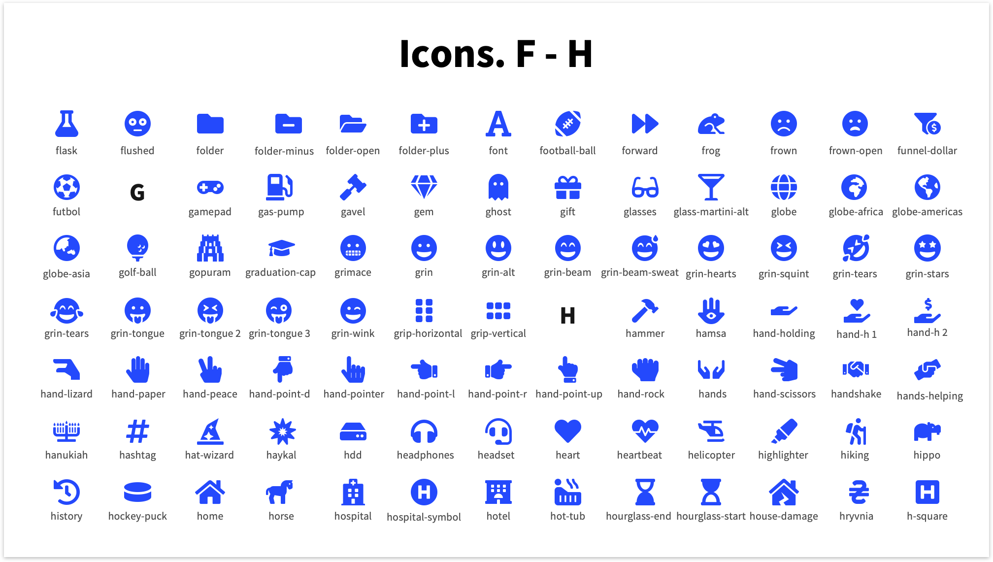 Pitch Deck Template Icons