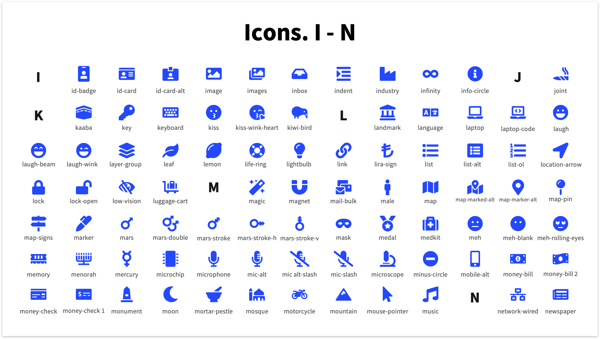 Pitch Deck Template Icons