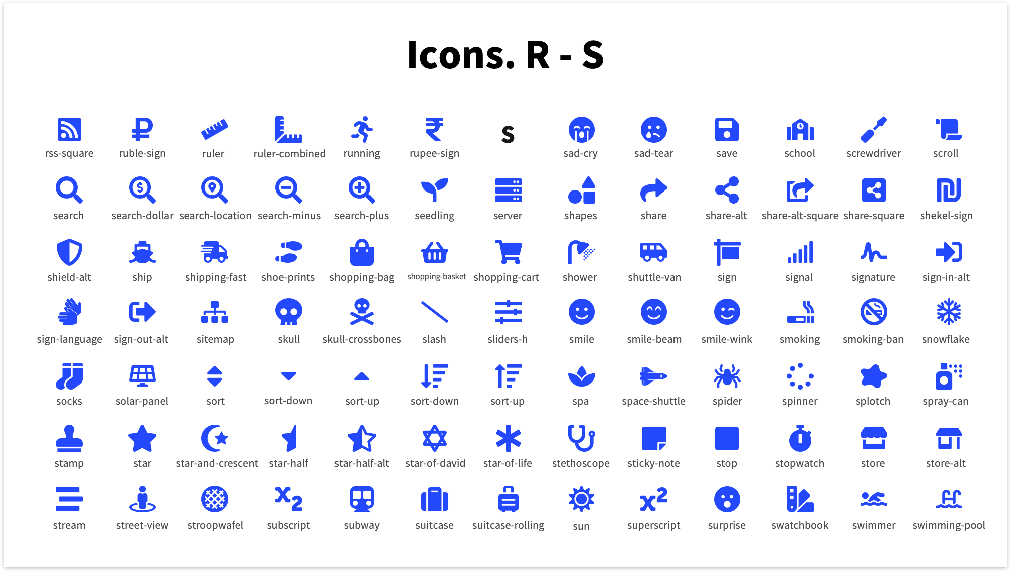 Pitch Deck Template Icons