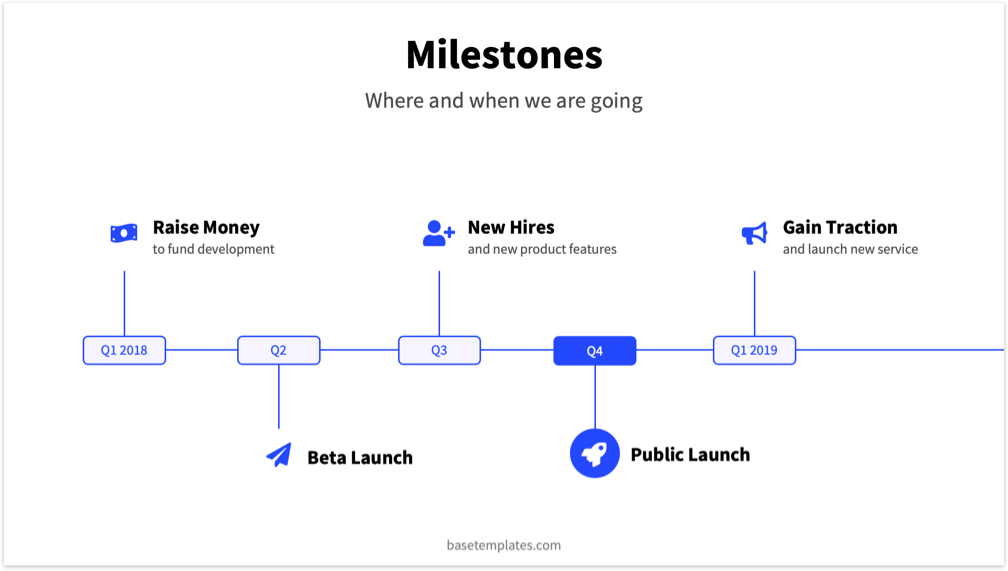 Blue Pitch Deck Template