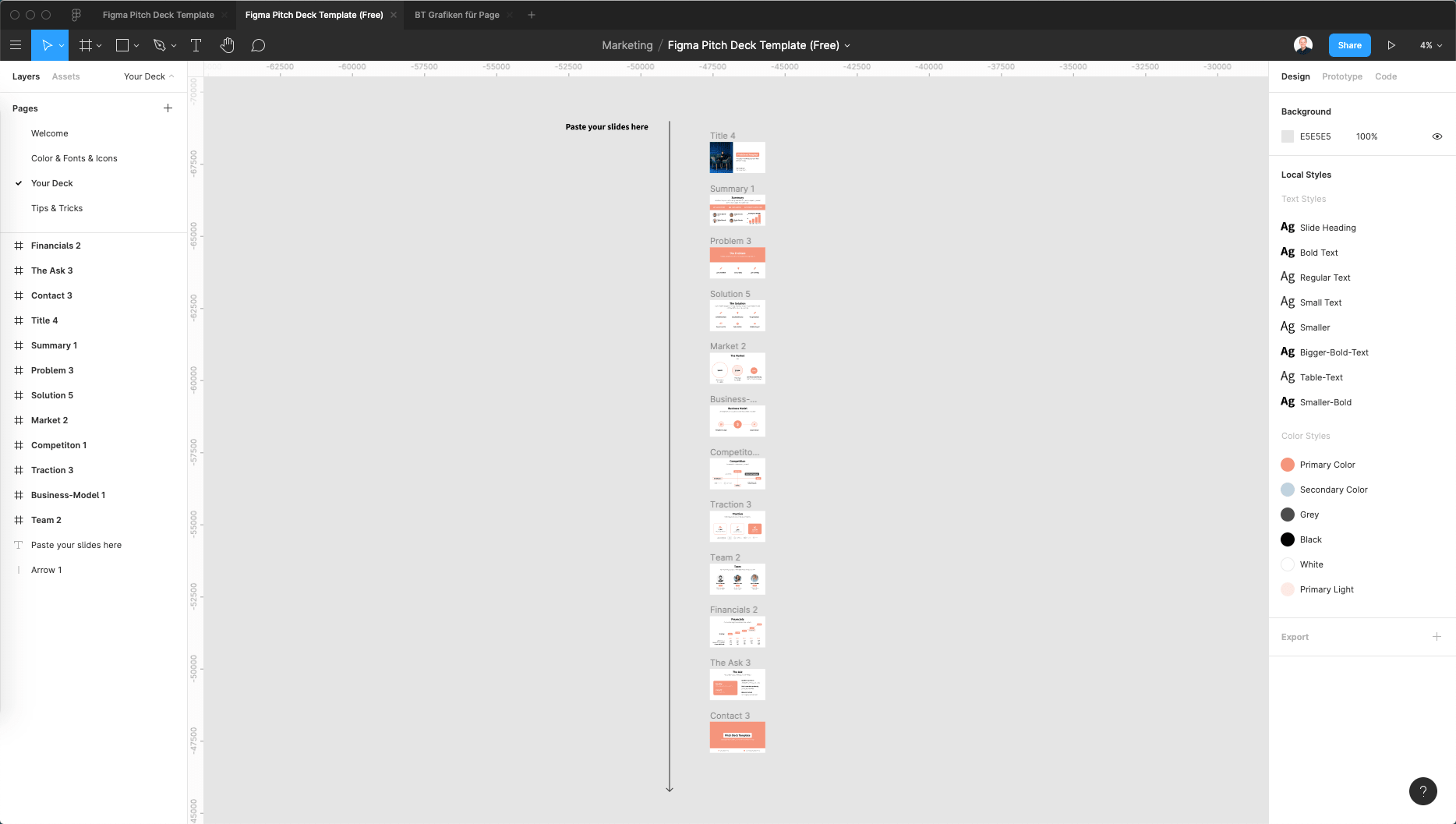 Building a Pitch Deck in Figma Step 4