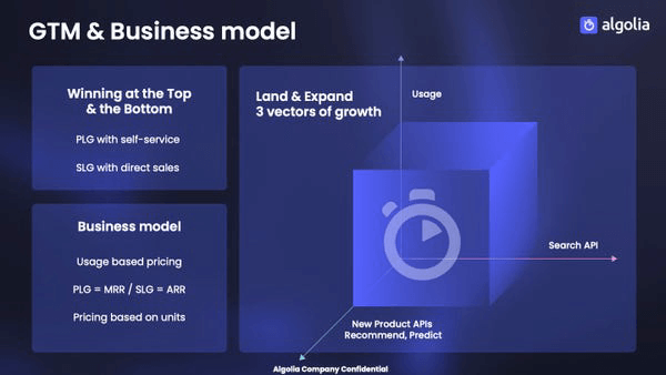 Go To Market Explanation of Search Company Algolia