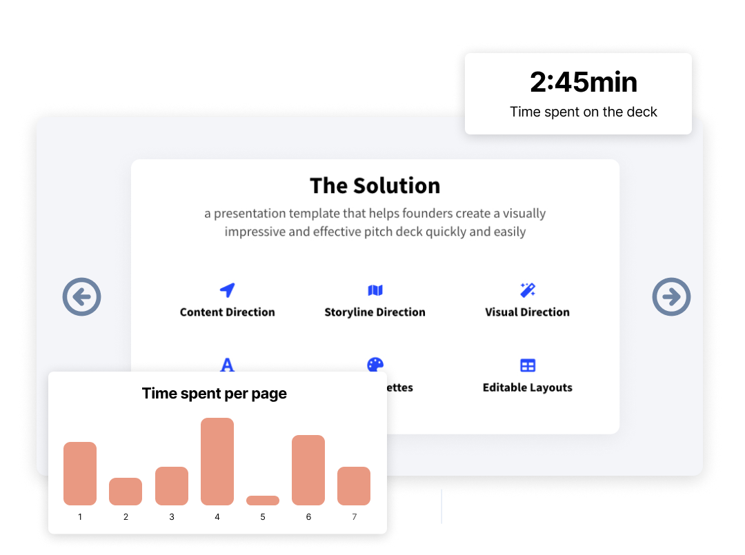 Pitch Deck Template comes with a reading and presentation version